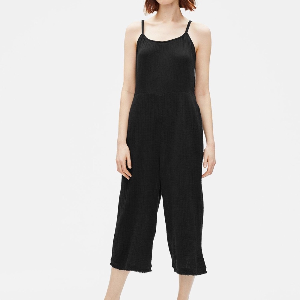 Eileen fisher Organic Cotton Gauze Jumpsuit xs